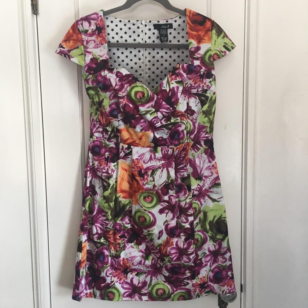 ModCloth Floral Dress Tea/f